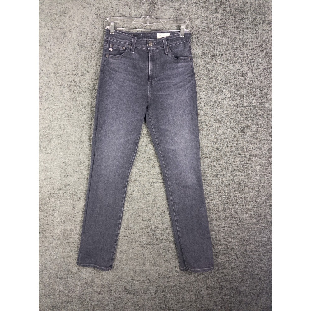 AG Adriano Goldschmied Womens Mari Jeans Dark‎ Wash 29 Mid Rise Straight